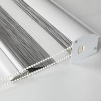 Marlow Blackout Zebra Roller Blind Curtains 210x210 Grey