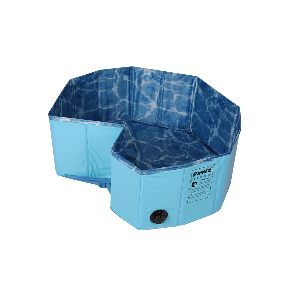 PaWz Folding Swimming Pool Dog Cat Washing M Medium