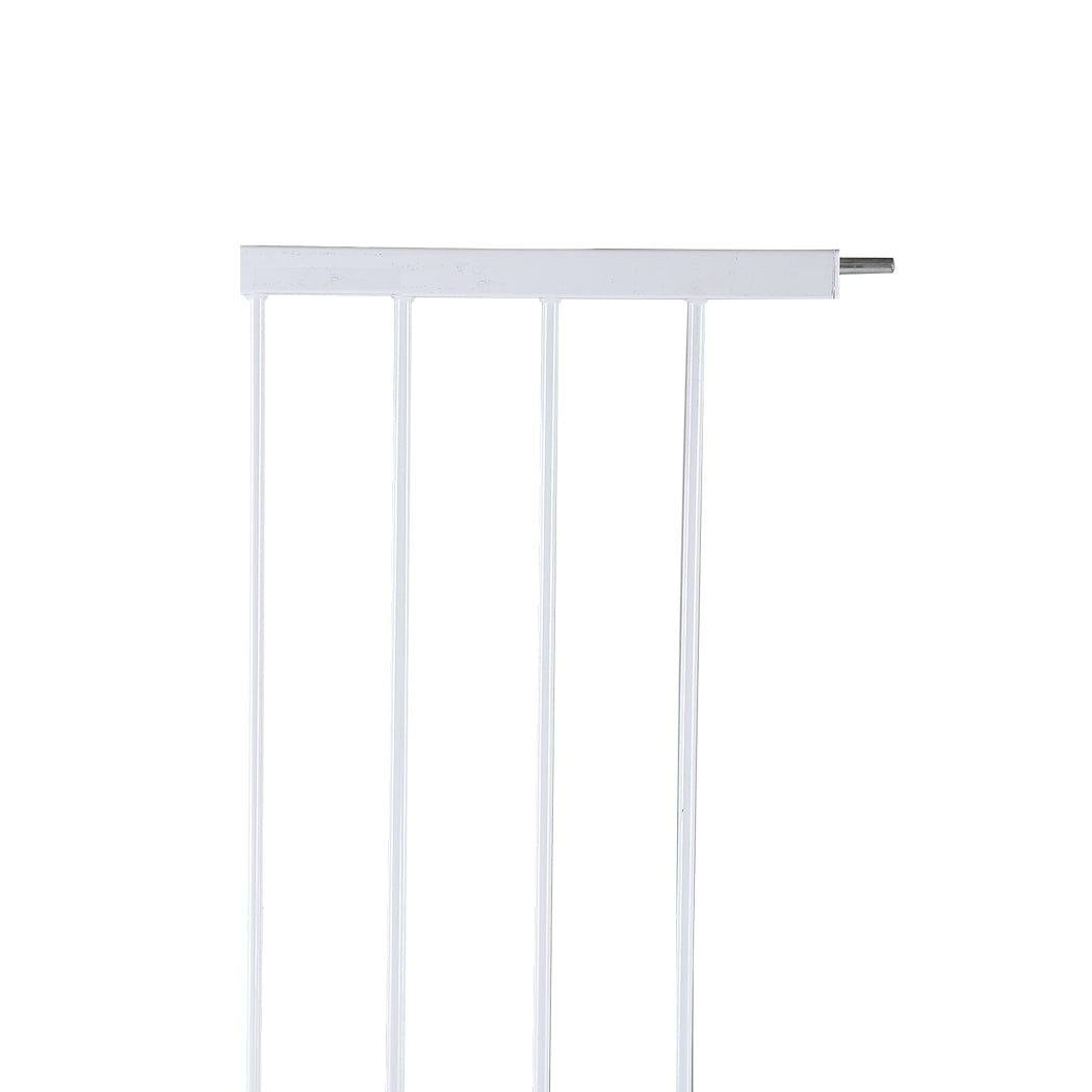 Levede Baby Safety Gate Adjustable Pet White 30cm Extension