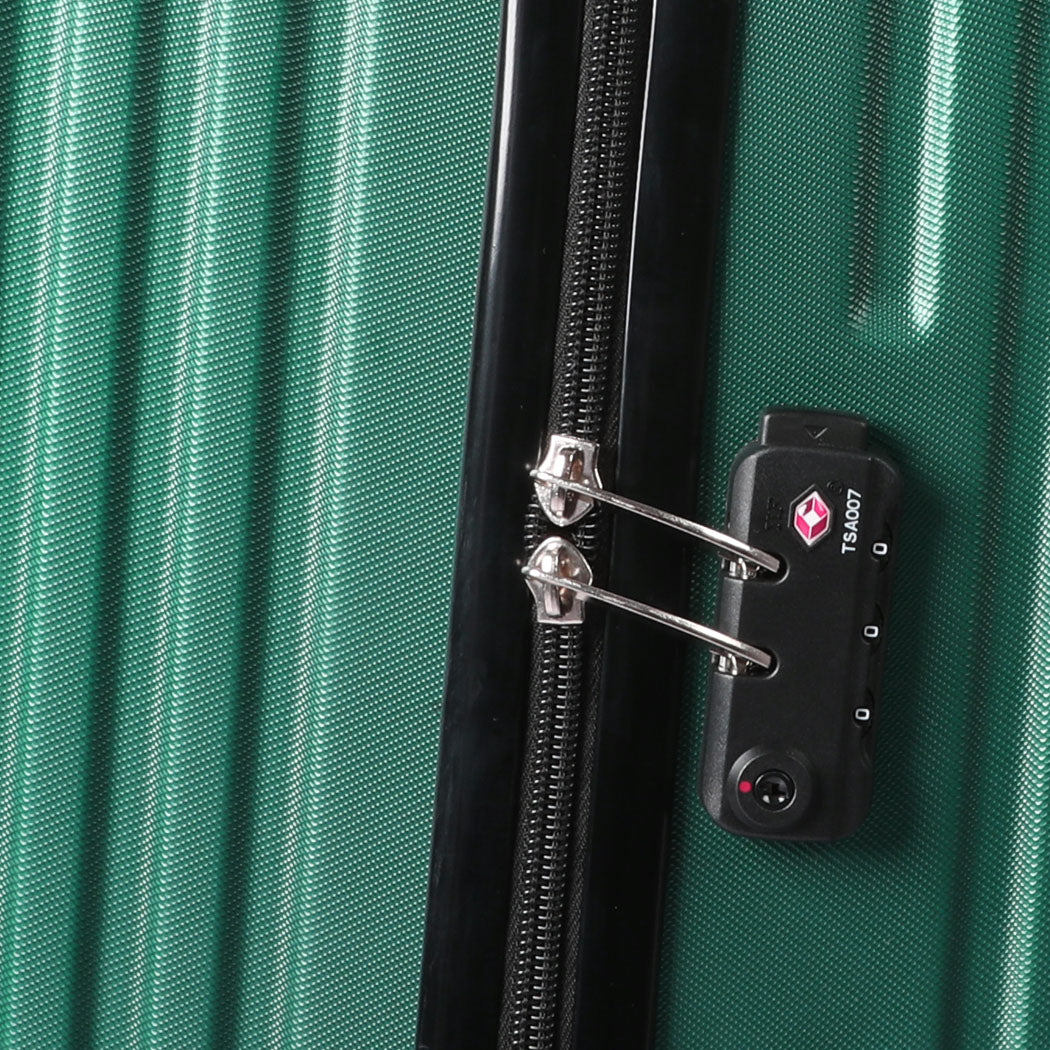 Slimbridge 24" Inch Luggage Suitcase Green 24 inch