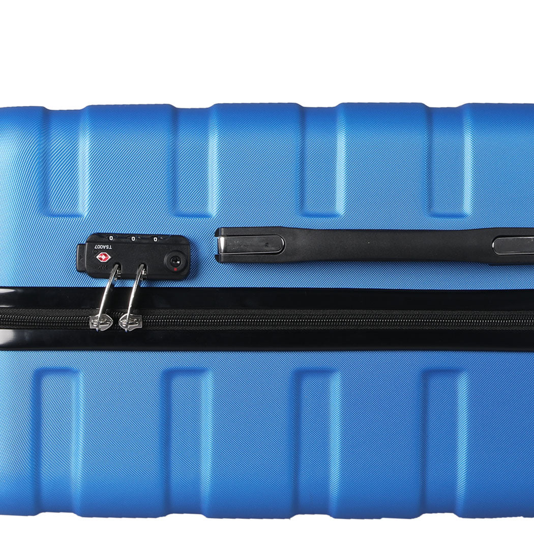 Slimbridge 20" Carry On Luggage Case Blue 20 inch