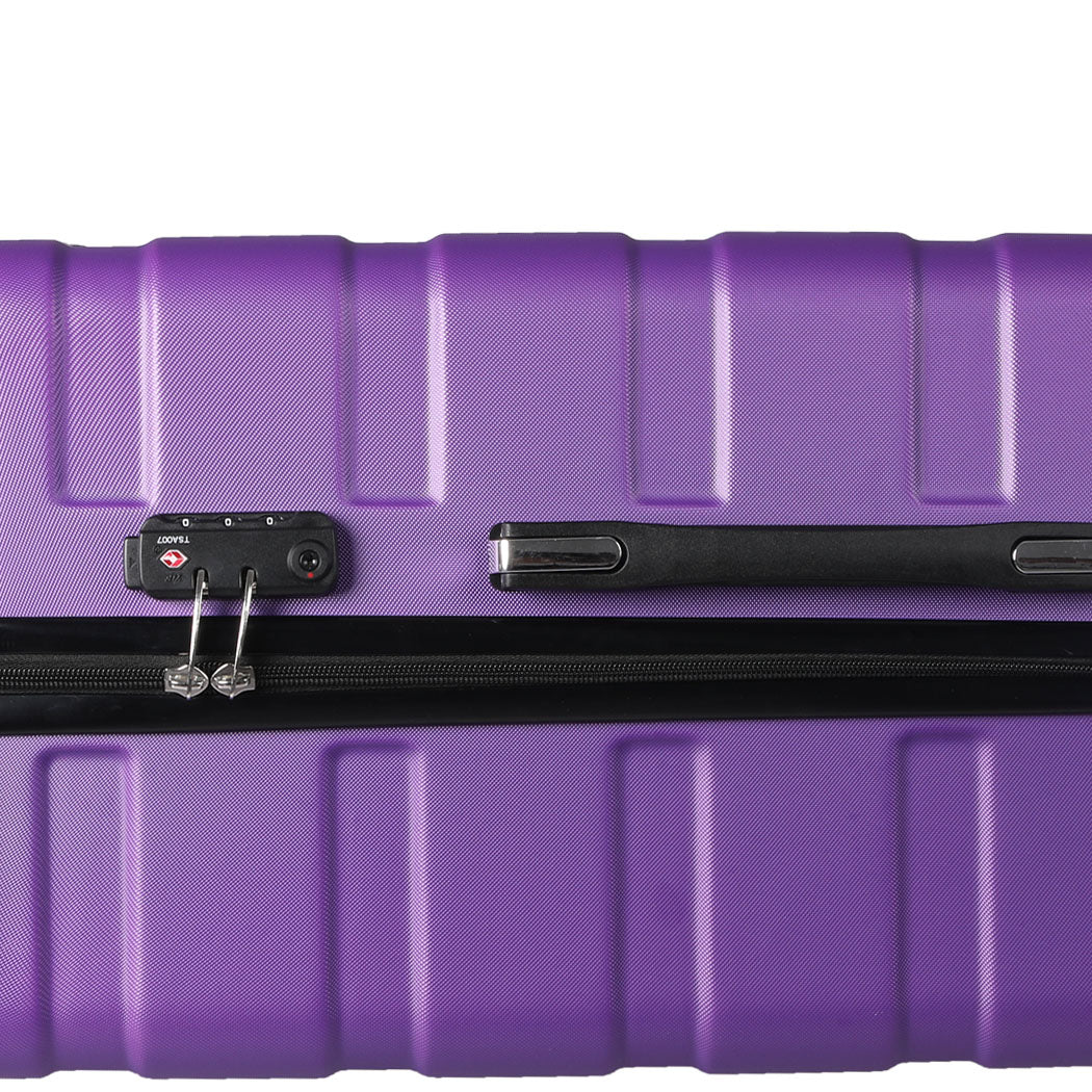 Slimbridge 24" Luggage Case Suitcase Purple 24 inch