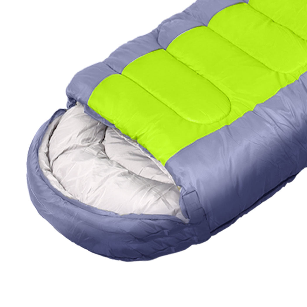 Mountview Sleeping Bag Outdoor Camping Grey