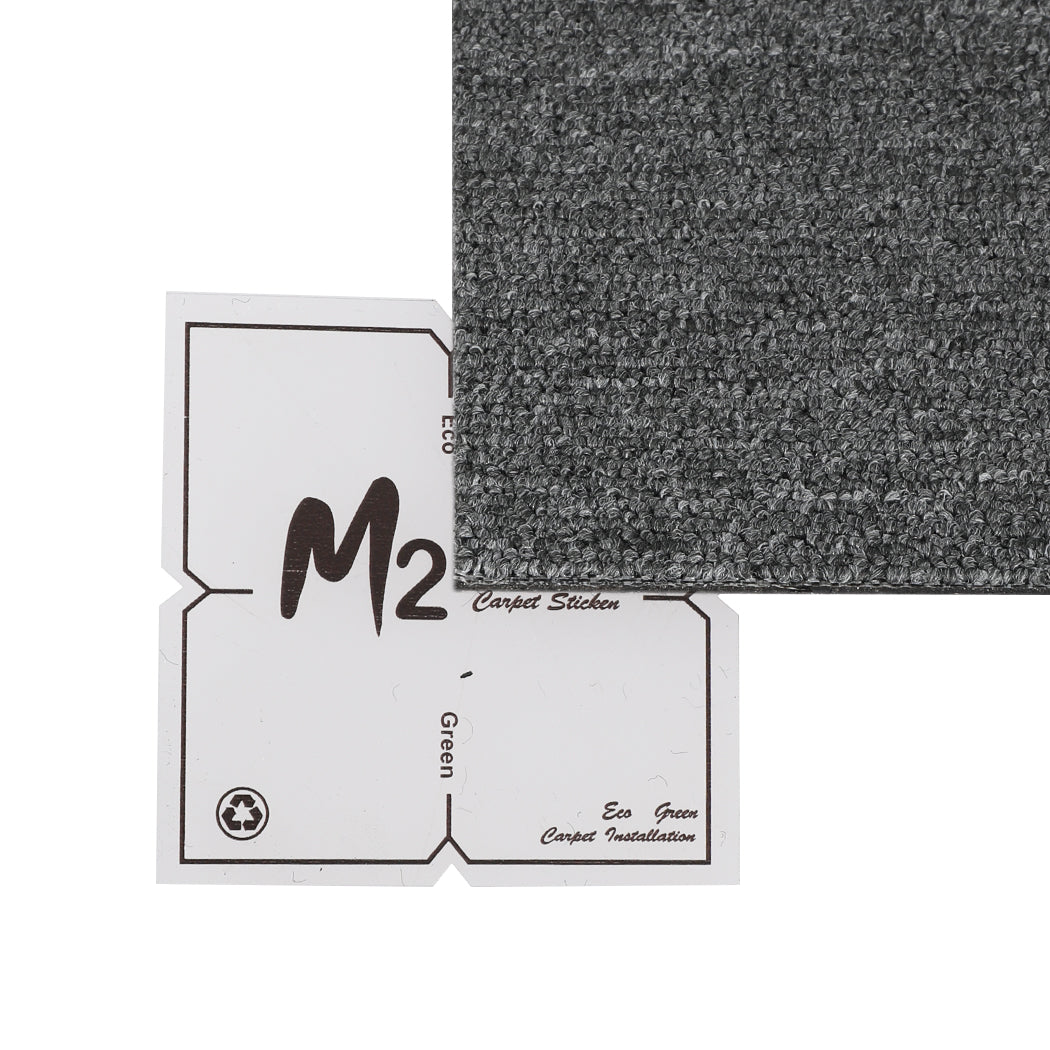 Marlow 20x Carpet Tiles 5m2 Box Heavy Grey
