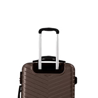 Slimbridge 20" Carry On Travel Luggage Coffee 20 inch