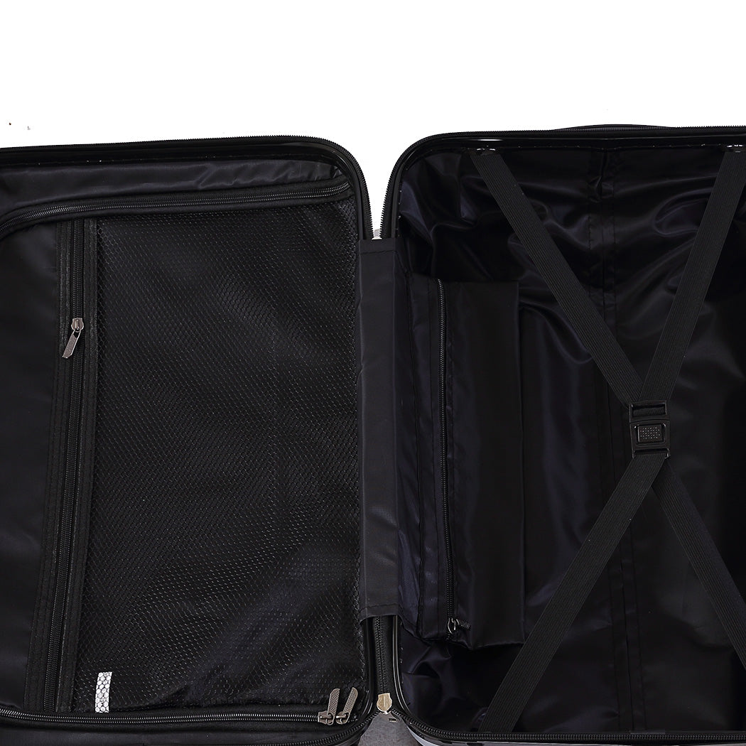 Slimbridge 28" Luggage Suitcase Travel Black 28 inch