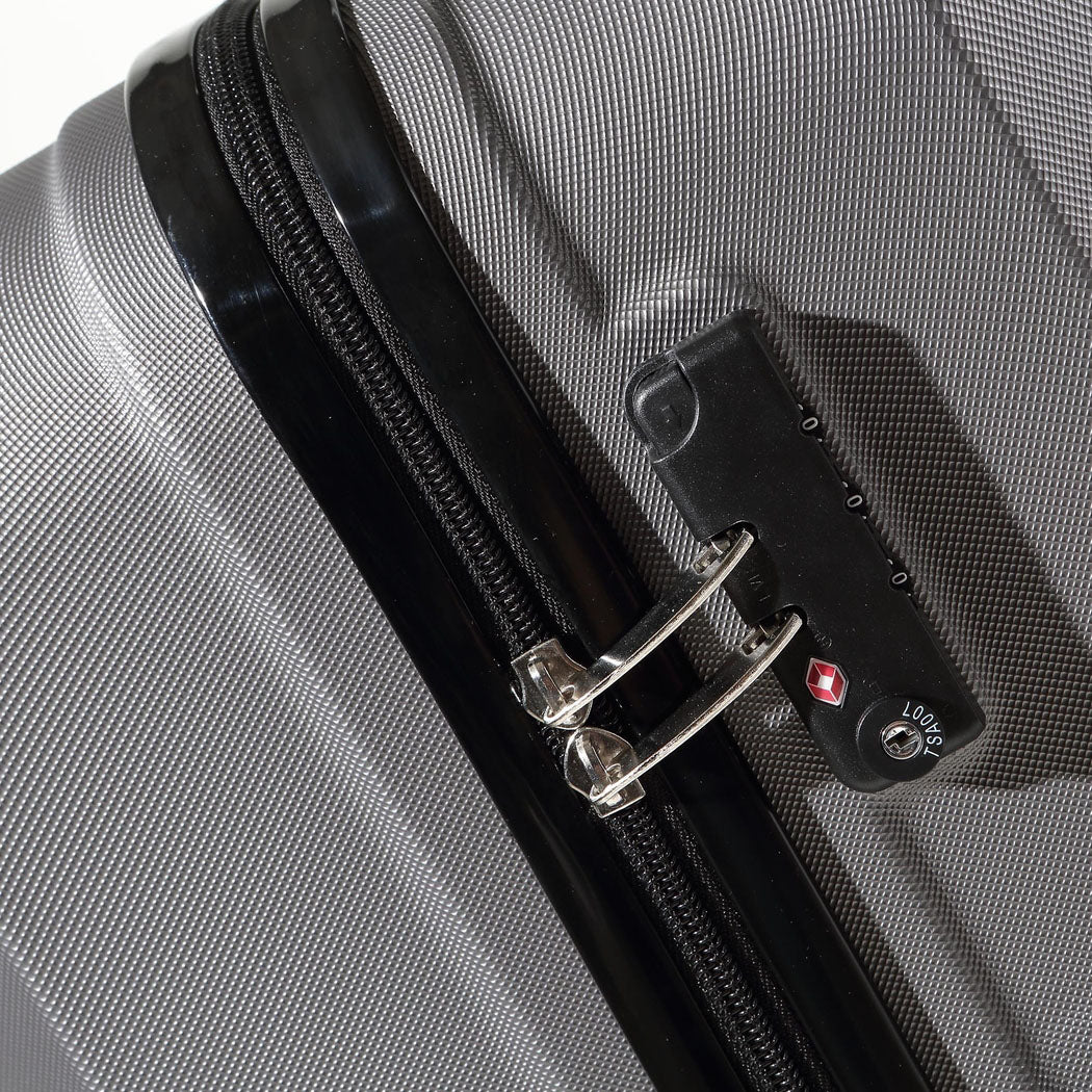 Slimbridge 24" Travel Luggage Lightweight Dark Grey 24 inch