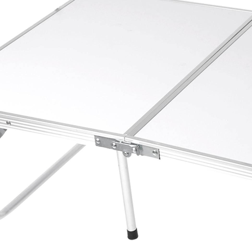 Levede Folding Camping Table Aluminium Silver