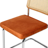 Levede 2xRattan Chair Dining Chairs Orange