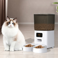 PaWz 5L Automatic Pet Feeder 2 Bowl White